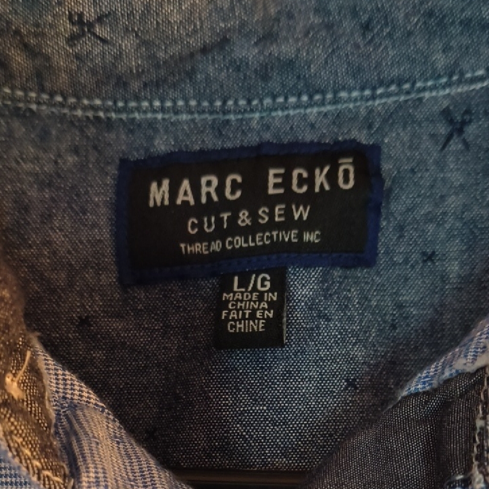 Marc Ecko Light Blue Button Down Shirt - image 2